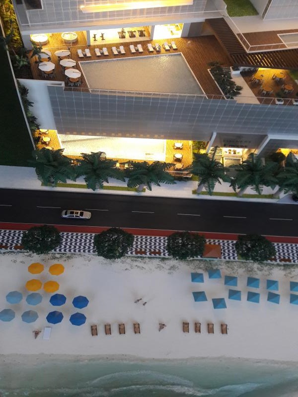 Foto de maquete fisica de Edifícios Residenciais produzida para o cliente PROCAVE, localizada na cidade de Balneário Camboriú/SC