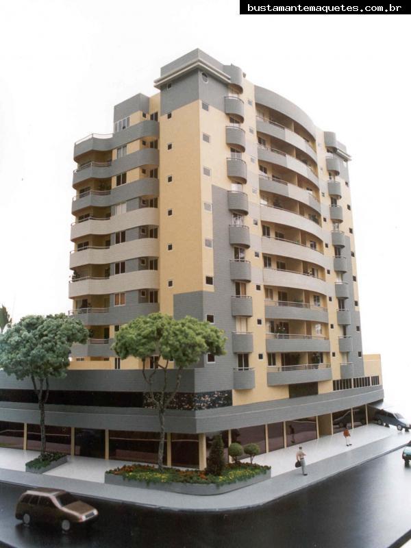 Foto de maquete fisica de Edifícios Residenciais produzida para o cliente RDO Construções Ltda, localizada na cidade de São José/SC