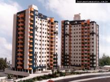 Foto de maquete fisica de Edifícios Residenciais produzida para o cliente RDO Construções Ltda, localizada na cidade de São José/SC