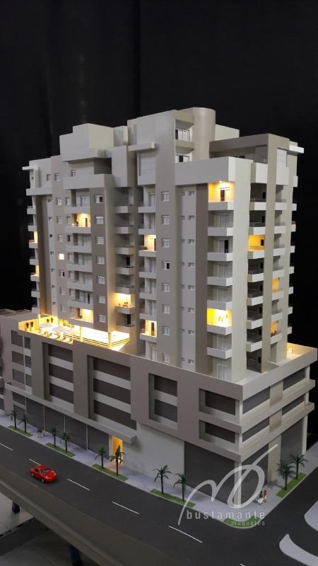 Foto de maquete fisica de Edifícios Residenciais produzida para o cliente [Não Cadastrado], localizada na cidade de Realeza/PR