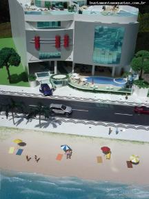 Foto de maquete fisica de Edifícios Residenciais produzida para o cliente FG Empreendimentos Ltda., localizada na cidade de Balneário Camboriú/SC