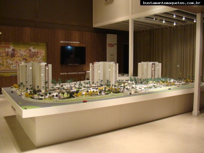 Foto de maquete fisica de Edifícios Residenciais produzida para o cliente Nex Group CAPA Incorporadora, localizada na cidade de Canoas/RS