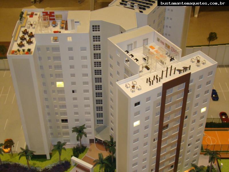 Foto de maquete fisica de Edifícios Residenciais produzida para o cliente Nex Group CAPA Incorporadora, localizada na cidade de Canoas/RS
