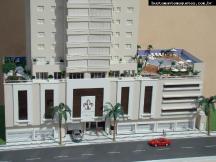 Foto de maquete fisica de Edifícios Residenciais produzida para o cliente Gomes Junior Construtora, localizada na cidade de Balneário Camboriú/SC