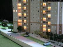Foto de maquete fisica de Edifícios Residenciais produzida para o cliente Construtora Santa Izabel, localizada na cidade de São José dos Campos/SP