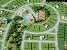 Foto de maquete fisica de Urbanismo produzida para o cliente Imobiliária G. Lafitti, localizada na cidade de Camboriú/SC