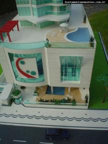 Foto de maquete fisica de Edifícios Residenciais produzida para o cliente FG Empreendimentos Ltda., localizada na cidade de Balneário Camboriú/SC
