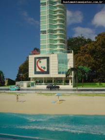 Foto de maquete fisica de Edifícios Residenciais produzida para o cliente FG Empreendimentos Ltda., localizada na cidade de Balneário Camboriú/SC