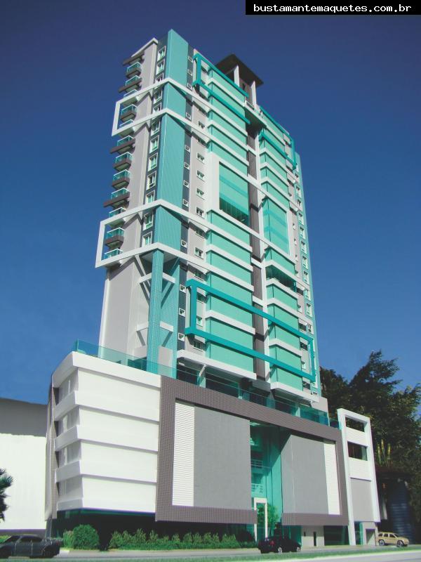 Foto de maquete fisica de Edifícios Residenciais produzida para o cliente CECPAS Construtora, localizada na cidade de Balneário Camboriú/SC