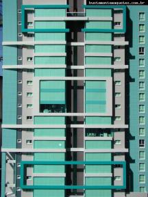 Foto de maquete fisica de Edifícios Residenciais produzida para o cliente CECPAS Construtora, localizada na cidade de Balneário Camboriú/SC