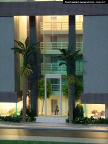 Foto de maquete fisica de Edifícios Residenciais produzida para o cliente CECPAS Construtora, localizada na cidade de Balneário Camboriú/SC