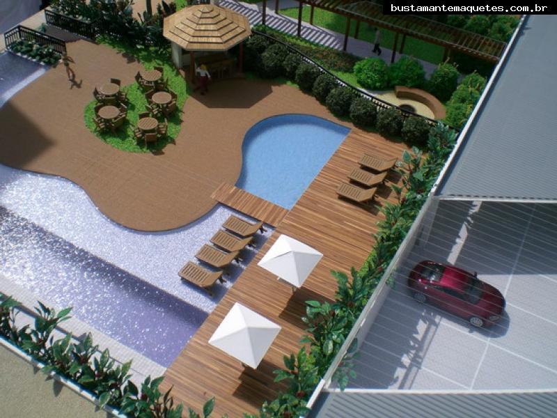 Foto de maquete fisica de Edifícios Residenciais produzida para o cliente GAFISA Construtora e Incorporadora, localizada na cidade de Belém/AL