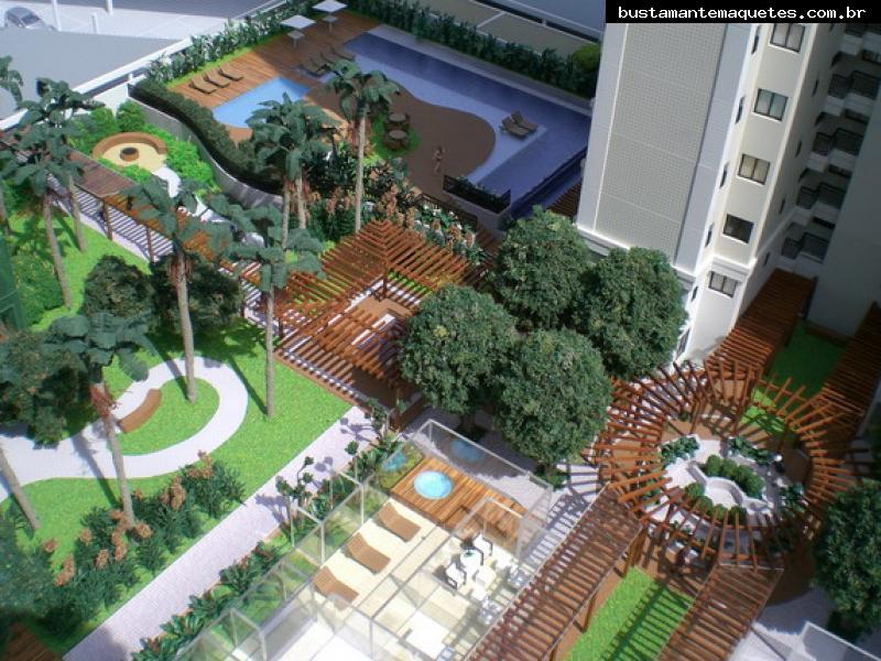 Foto de maquete fisica de Edifícios Residenciais produzida para o cliente GAFISA Construtora e Incorporadora, localizada na cidade de Belém/AL