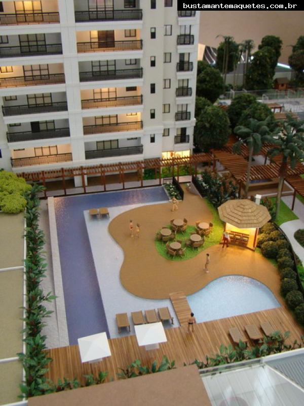 Foto de maquete fisica de Edifícios Residenciais produzida para o cliente GAFISA Construtora e Incorporadora, localizada na cidade de Belém/AL