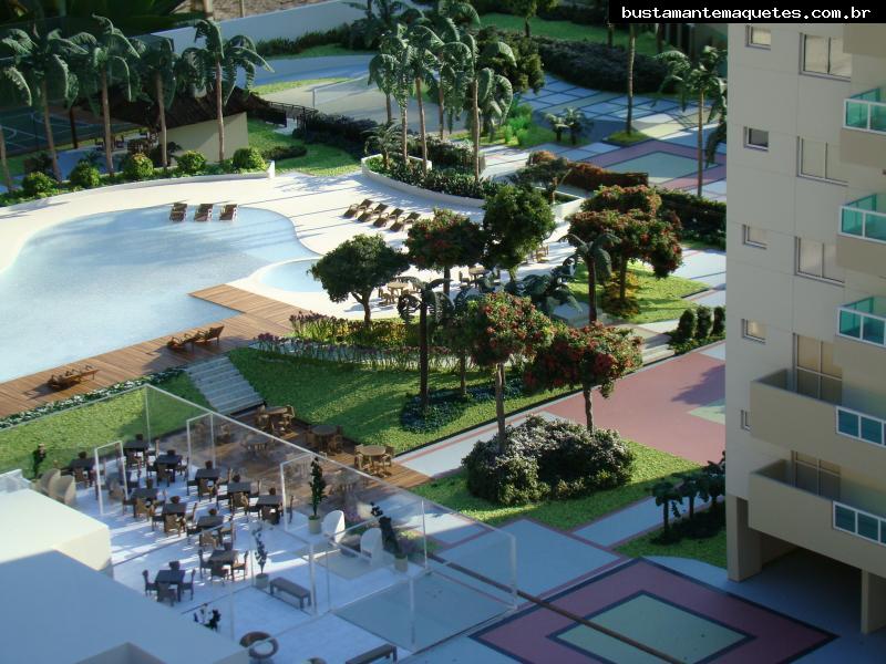 Foto de maquete fisica de Edifícios Residenciais produzida para o cliente GAFISA Construtora e Incorporadora, localizada na cidade de Porto Velho/RO