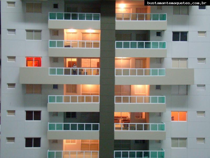 Foto de maquete fisica de Edifícios Residenciais produzida para o cliente GAFISA Construtora e Incorporadora, localizada na cidade de Porto Velho/RO