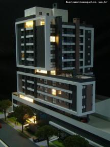 Foto de maquete fisica de Edifícios Residenciais produzida para o cliente [Não Cadastrado], localizada na cidade de Joinville/SC