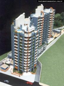 Foto de maquete fisica de Edifícios Residenciais produzida para o cliente [Não Cadastrado], localizada na cidade de Blumenau/SC