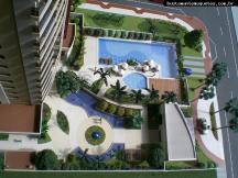 Foto de maquete fisica de Edifícios Residenciais produzida para o cliente GAFISA Construtora e Incorporadora, localizada na cidade de Goiânia/GO
