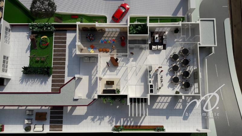 Foto de maquete fisica de Edifícios Residenciais produzida para o cliente [Não Cadastrado], localizada na cidade de Criciúma/SC