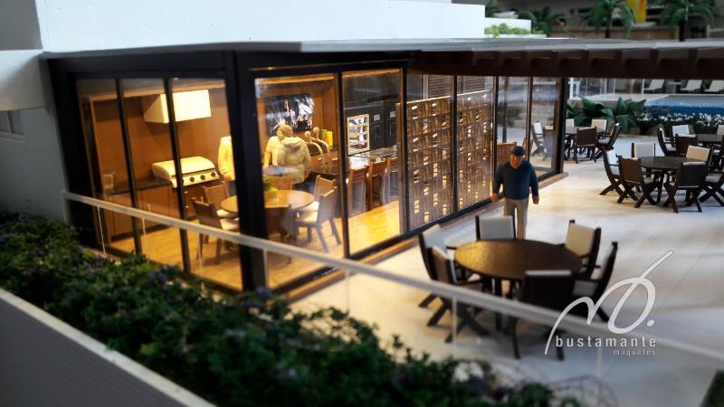Foto de maquete fisica de Edifícios Residenciais produzida para o cliente [Não Cadastrado], localizada na cidade de Brusque/SC