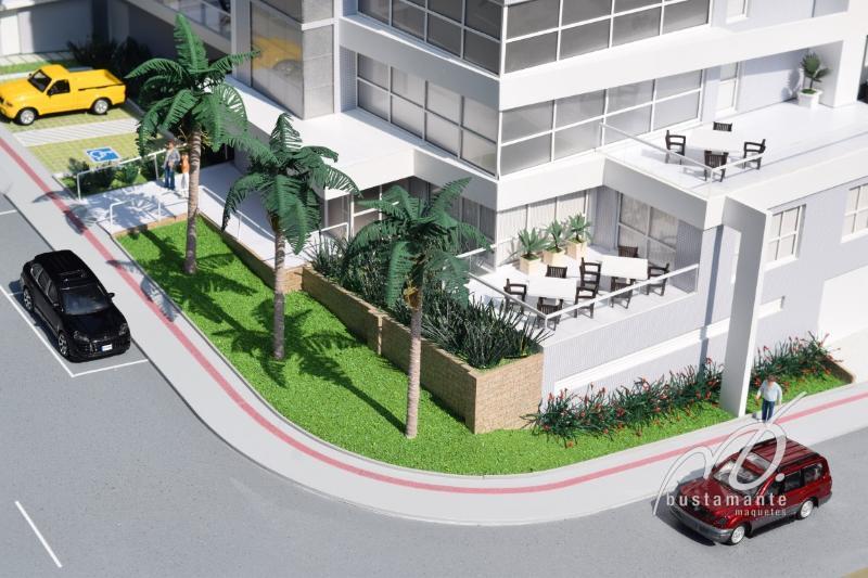 Foto de maquete fisica de Edifícios Residenciais produzida para o cliente [Não Cadastrado], localizada na cidade de Brusque/SC