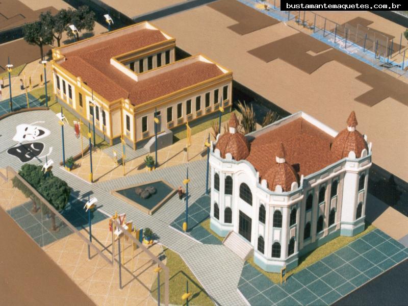 Foto de maquete fisica de Urbanismo produzida para o cliente Prefeitura Municipal de Itajai, localizada na cidade de Itajaí/SC