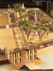 Foto de maquete fisica de Urbanismo produzida para o cliente Prefeitura Municipal de Itajai, localizada na cidade de Itajaí/SC