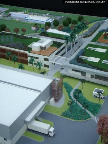 Foto de maquete fisica de Indústrias produzida para o cliente SADIA S.A., localizada na cidade de Jundiaí/SP