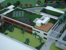 Foto de maquete fisica de Indústrias produzida para o cliente SADIA S.A., localizada na cidade de Jundiaí/SP