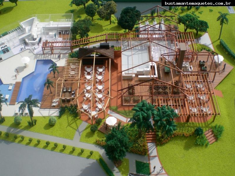 Foto de maquete fisica de Instituições produzida para o cliente Joinville Country Club, localizada na cidade de Joinville/SC