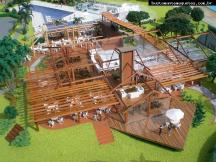 Foto de maquete fisica de Instituições produzida para o cliente Joinville Country Club, localizada na cidade de Joinville/SC