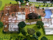 Foto de maquete fisica de Instituições produzida para o cliente Joinville Country Club, localizada na cidade de Joinville/SC