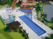 Foto de maquete fisica de Instituições produzida para o cliente Joinville Country Club, localizada na cidade de Joinville/SC