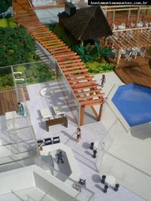 Foto de maquete fisica de Instituições produzida para o cliente Joinville Country Club, localizada na cidade de Joinville/SC