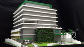 Foto de maquete fisica de Edifícios Comerciais produzida para o cliente [Não Cadastrado], localizada na cidade de Joinville/SC