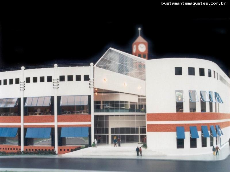Foto de maquete fisica de Edifícios Comerciais produzida para o cliente Breithaupt Comercial Ltda., localizada na cidade de Jaraguá do Sul/SC