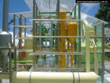 Foto de maquete fisica de Indústrias produzida para o cliente Bunge Alimentos, localizada na cidade de Gaspar/SC