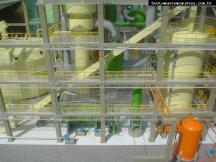 Foto de maquete fisica de Indústrias produzida para o cliente Bunge Alimentos, localizada na cidade de Gaspar/SC