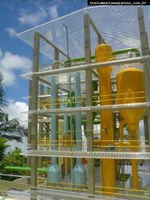 Foto de maquete fisica de Indústrias produzida para o cliente Bunge Alimentos, localizada na cidade de Gaspar/SC