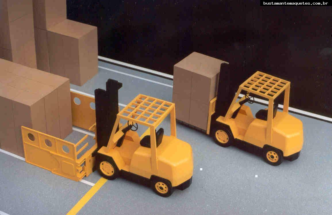 Foto de maquete fisica de Modelos Reduzidos produzida para o cliente Multibrás, localizada na cidade de Joinville/SC