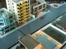 Foto de maquete fisica de Urbanismo produzida para o cliente SC Gás, localizada na cidade de Florianópolis/SC