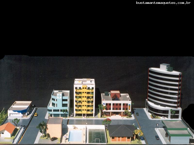Foto de maquete fisica de Urbanismo produzida para o cliente SC Gás, localizada na cidade de Florianópolis/SC