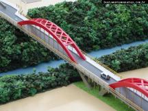Foto de maquete fisica de Urbanismo produzida para o cliente Prefeitura Municipal de Rio do Sul, localizada na cidade de Rio do Sul/SC