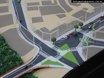 Foto de maquete fisica de Urbanismo produzida para o cliente Prefeitura Municipal de Rio do Sul, localizada na cidade de Rio do Sul/SC