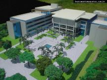 Foto de maquete fisica de Instituições produzida para o cliente SOCIESC, localizada na cidade de Joinville/SC
