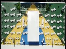 Foto de maquete fisica de Modelos Reduzidos produzida para o cliente Paleta Stands, localizada na cidade de Joinville/SC