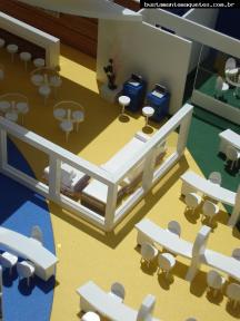 Foto de maquete fisica de Modelos Reduzidos produzida para o cliente Paleta Stands, localizada na cidade de Joinville/SC