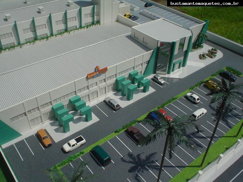 Foto de maquete fisica de Edifícios Comerciais produzida para o cliente Rapid Design, localizada na cidade de Itajaí/SC