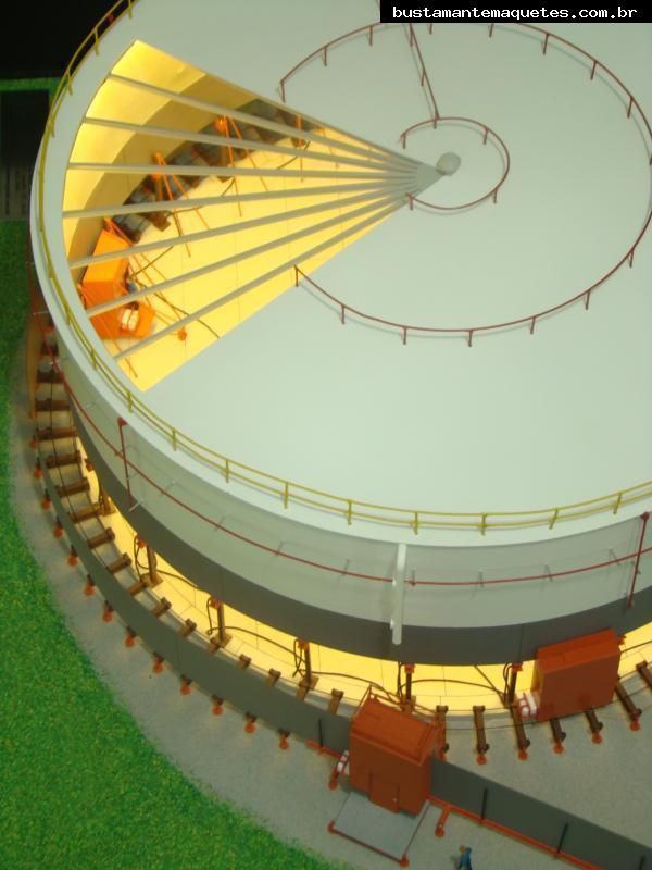 Foto de maquete fisica de Modelos Reduzidos produzida para o cliente BREVIL Metalomecanica, localizada na cidade de Rio do Sul/SC